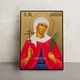 Именная икона Святая Валентина Кесарийская 14 × 19 см - изображение 1