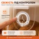 Двоярусна хлібниця з магнітними дверцятами та індикатором дати, контейнер для зберігання хліба та випічки, біла - зображення 4