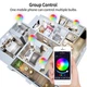 Лампа розумна LED RGB з білим і кольоровим світлом Tuya E27 Bluetooth - зображення 10