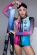 Жіночий термо рашгард TOTALFIT TRW51-P83 L Блакитний, Рожевий - зображення 1
