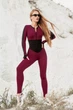 Спортивний комбінезон Totalfit F50-C37 XS марсал - зображення 1