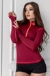 Жіночий спортивний рашгард на блискавці з Anti-Slip фіксацією TOTALFIT RW6-C37 M - изображение 1