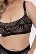 Комплект білизни бралет та стрінги TOTALFIT Black Mirage SET8U-AG10 3XL - изображение 7