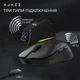 Мышь игровая беспроводная Ajazz AJ159 APEX Black PAW3950 42000 DPI 8K (8000 Гц) с зарядной док-станцией - изображение 3