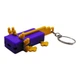 3D Брелоки MINECRAFT / МАЙНКРАФТ AXOLOTL/ АКСОЛОТЛЬ KEYCHAIN, 3D печать Пластик Фиолетовый (298038) - изображение 1
