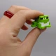3D Брелок MINECRAFT ЖАБКА FROG зелений для ключів і рюкзака стильний подарунок - зображення 3