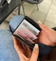 Кожаный зажим для купюр и карточек в подарочной упаковке коричневый - изображение 4