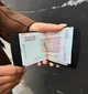 Кожаный зажим для купюр и карточек в подарочной упаковке коричневый - изображение 6