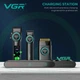 Профессиональный набор для барберов VGR Stepless Pro 3 in 1 BLACK / Мужской комплект для стрижки VGR - изображение 4