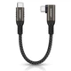 Кабель aceyoon USB C-USB C 240 Вт в нейлоновой оплетке (10 см) - изображение 1