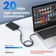 Удлинительный кабель aceyoon USB-C 240 Вт (штекер — гнездо) - изображение 5