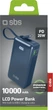  УМБ SBS 10000mAh 20W USB-C Blue (8018417481376) - зображення 4