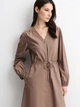 Платье Tom Tailor 1049895 2XL Коричневое - изображение 6