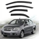 Дефлектори вікон вітровики Chevrolet Aveo T250 2006-2012 Седан Скотч 3M Voron Glass - изображение 1