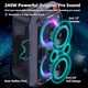 Портативная Bluetooth-колонка Foxdawn 240W с сабвуфером и LED-подсветкой - изображение 2
