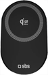 Автотримач для телефону SBS 25W Qi2.2 Magnetic Charging Black (TESUPPVENTWIRQI225W) - зображення 1