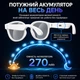 Розумні смарт AI окуляри AiMB 800W камера, 720P відео, Smart, Bluetooth, WiFi, 3 комплекти лінз, дзвінки та музика, Білий - изображение 3