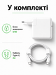 Оригінальний блок живлення Foxconn 61W USB-C для MacBook Air Pro мережевий адаптер живлення Type-C Power Delivery PD з кабелем Type-C to Type-C 2м зарядний пристрій для Mac iPad швидка зарядка - зображення 9