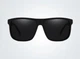 Сонцезахисні окуляри для чоловіків з поляризацією UV400 Wayfarer повсякденні водійські, окуляри від сонця стильні чоловічі Чорний - зображення 8