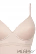 Майка женская с уплотненным бюстом без косточек Julimex Simple Cami Top S Бежевый - изображение 5