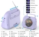 Настільний CD-плеєр з Bluetooth та подвійними Hi-Fi динаміками - зображення 5