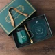 Керамическая чашка с крышкой и подставкой для подогрева напитка набор Lucky - изображение 7