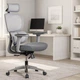 Офісне крісло D1 Duo Air Fabric Mealux HF-D1 Duo F/G, Grey 136 кг - зображення 2