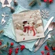 Салфетки для рождественского стола 3-слойные, 20 шт. PAW Decor Collection - изображение 5