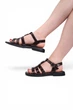 Босоніжки жіночі Fashion лакові коричневі 351120_39 (24.5 см) - зображення 4