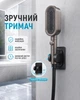 Душовий набір 3в1 лійка для душу 4 режими з кнопкою STOP шланг для душу 150 см тримач для лійки на стіну BRS Black-Bronze - зображення 6