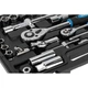 Zestaw kluczy nasadowych Mega 94 elementy 1/4" 1/2" (58094) (5903755580948) - obraz 8