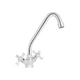 Смеситель для кухни Lidz Lamb 271F двухвентильный LDLAM271FCRM21889 Chrome - изображение 1
