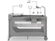 Кровать-манеж с пеленатором Leody Up, Kinderkraft (Grey), 00-00305430 (KCLEODUPGRY00AC) - изображение 5