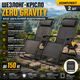 Шезлонг складний Zero Gravity до 150 кг з підсклянником в комплекті 2шт Крісло лежак для відпочинку, дачі та саду - зображення 1