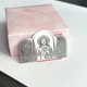 Серебряная автомобильная иконка водителя, ладанка в машину Святые, 925 проба (1035) - изображение 4