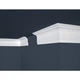 Плинтус потолочный Marbet LUX E-33 86*56 мм 2 м - изображение 1
