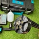 Акумуляторна мийка високого тиску Krafftec 48V безщіткова 8Ah 45 Бар портативна автомийка для авто з 2 акумуляторами та набором насадок - изображение 4