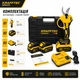 Акумуляторний секатор Krafftec Germany 48V 6Ah професійний садовий інструмент для обрізки гілок з довговічним акумулятором та ергономічною рукояткою - изображение 6