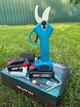 Секатор акумуляторний Krafftec 42V 4AH професійний електричний секатор портативний для обрізки гілок з довгим часом роботи та зручною рукояткою - изображение 1