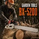 Бензопила Garden Tools 5,9 кВт 45 см для саду потужна професійна з високою продуктивністю та ергономічною рукояткою у комплекті з захисними окулярами та рукавицями - зображення 3