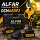 Безщітковий акумуляторний секатор AlFAR Germany PRO DCM680P2 21V для обрізки гілок з міцним корпусом та двома акумуляторами в комплекті - изображение 2