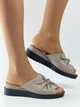 Женские шлепанцы Evromoda 40 (25.5см) Визон 3765 - изображение 3