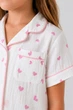 Дитяча муслінова піжама BOBRAND "Little heart" - 146-152 - изображение 4