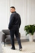 Тепла чоловіча піжама BOBRAND графітового кольору - M - изображение 3