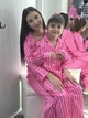 Дитяча шовкова піжама BOBRAND у рожеву смужку — стиль Victoria - 110-116 - изображение 6