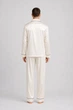 Чоловіча шовкова піжама BOBRAND “Melted milk”сорочка і штани - 2XL - изображение 3
