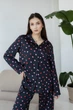 Жіноча шовкова піжама BOBRAND “Pink Hearts” - M - изображение 6