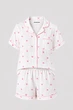 Жіноча муслінова піжама BOBRAND "Little heart" - S - изображение 1