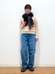 Джинсы широкие мужские Uniqlo 410047 35 Синие (1159863816) - изображение 7