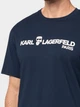 Футболка хлопковая мужская Karl Lagerfeld 500155861 L Синяя (1159863590) - изображение 3